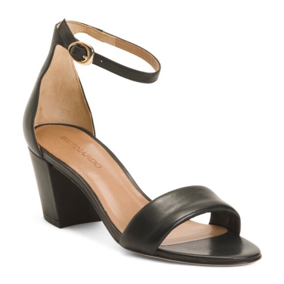 BERNARDO Made In Brazil Leather Bowie Heels - Picture 1 of 3